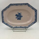 Large dish with cut sides in Moutiers earthenware