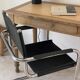 Bauhaus style cantilever chair, modernist vintage chrome.