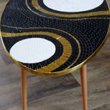 Black and gold coffee table