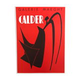 Original lithograph poster by Alexander CALDER, Galerie Maeght, 1959