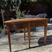 Table demi lune fin art deco années 1930