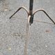 Atomic coat rack in metal and wooden balls / 1950s