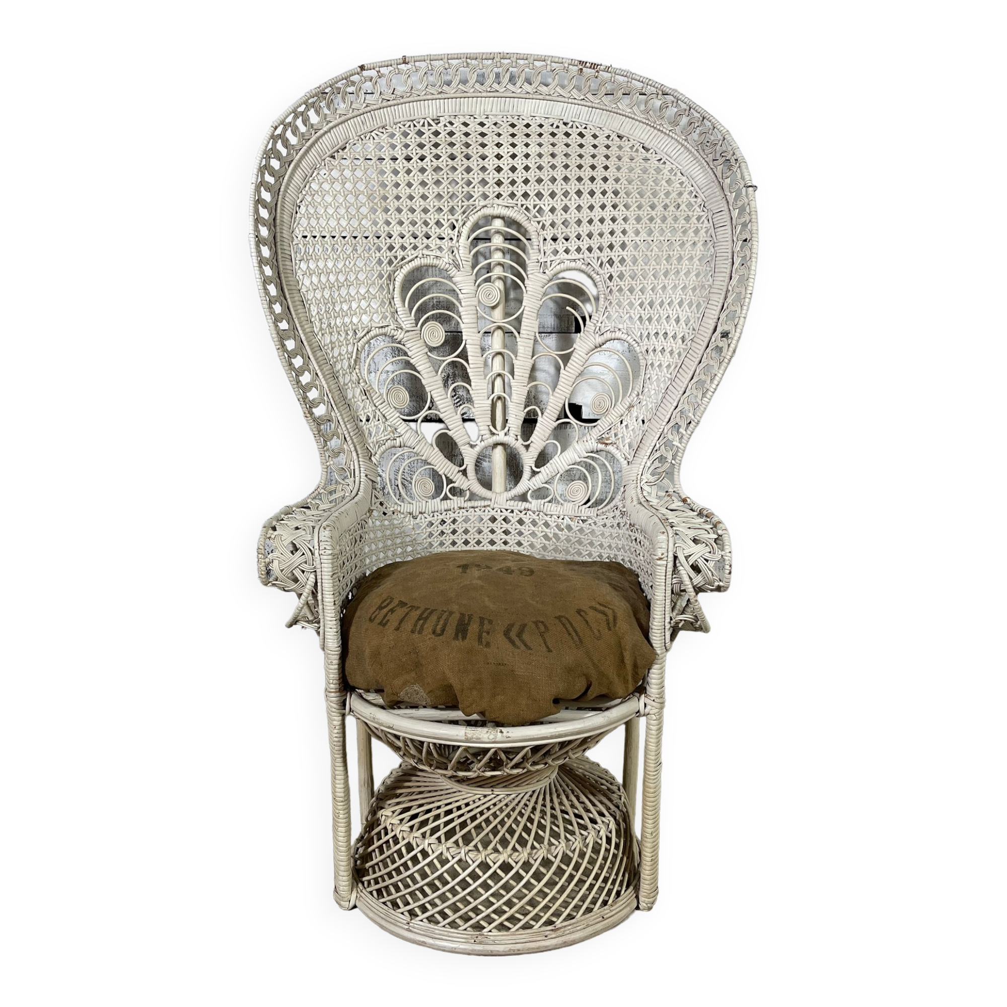 Emmanuelle Peacock armchair