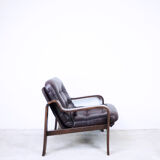 Armchair brown leather, 1970