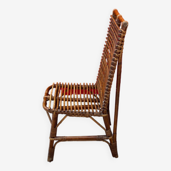 Rattan side chair c.1950