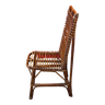 Chaise d’appoint en rotin c.1950