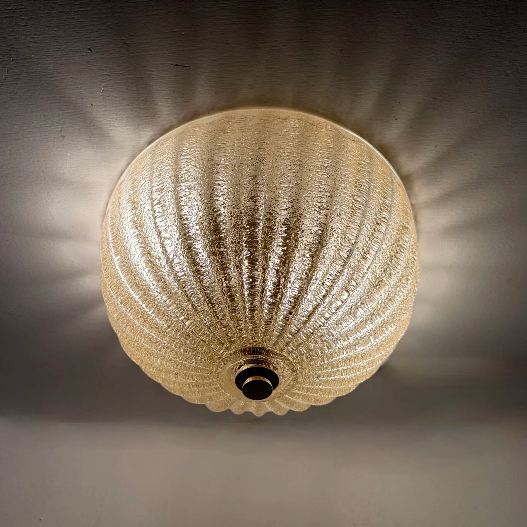 Barovier & Toso ceiling lamp 'Mezabala' 1970s