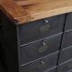 Furniture clamshell, Roneo 15 tray oak lockers