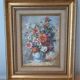 Tableau peinture bouquet de fleurs