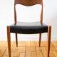 Teak and skai chair