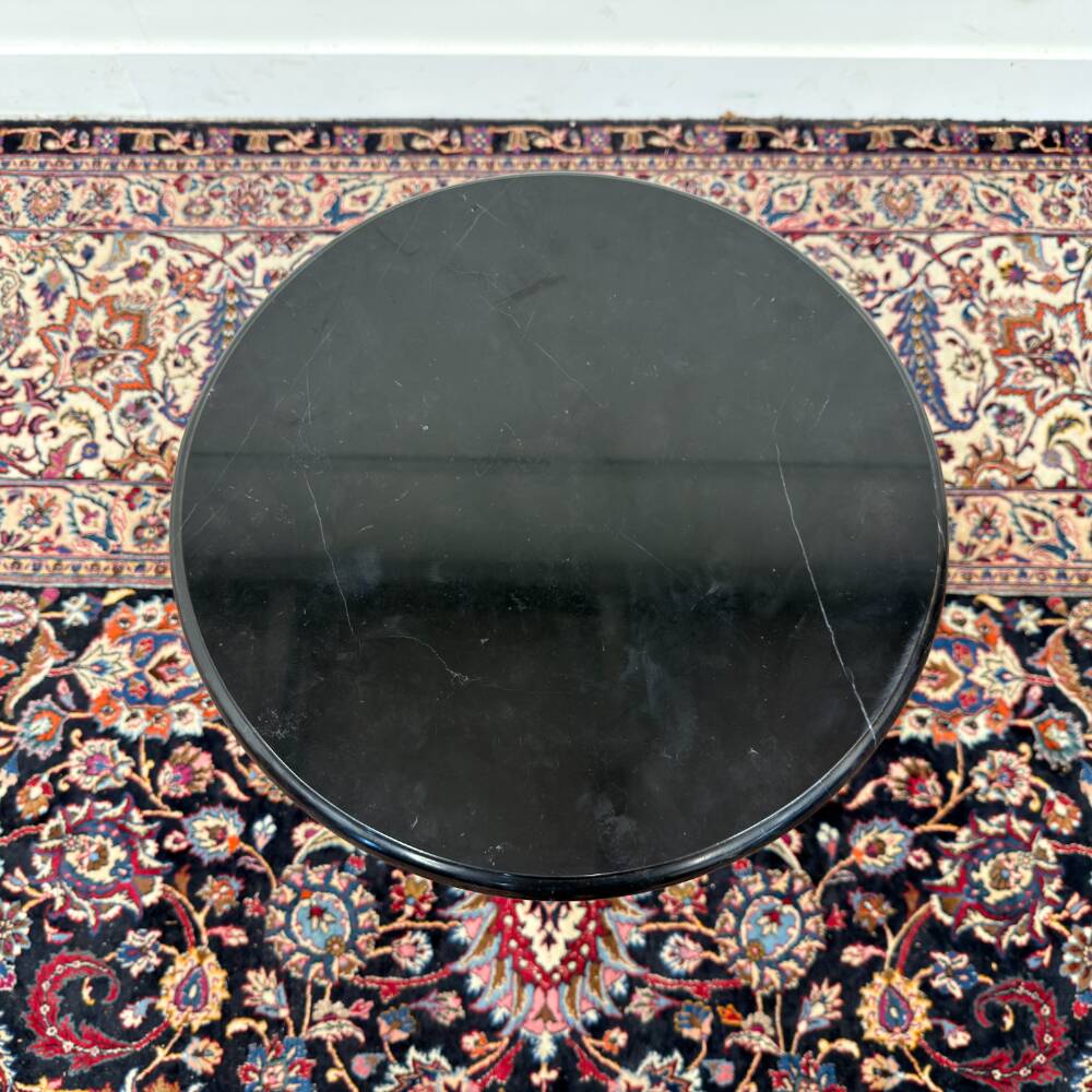 Table d'appoint Art Déco avec plateau en marbre