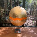 Gold leaf ball lamp