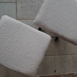2 vintage folding footrests
