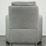 Design Leolux armchair model Fidamigo in thick gray fabric