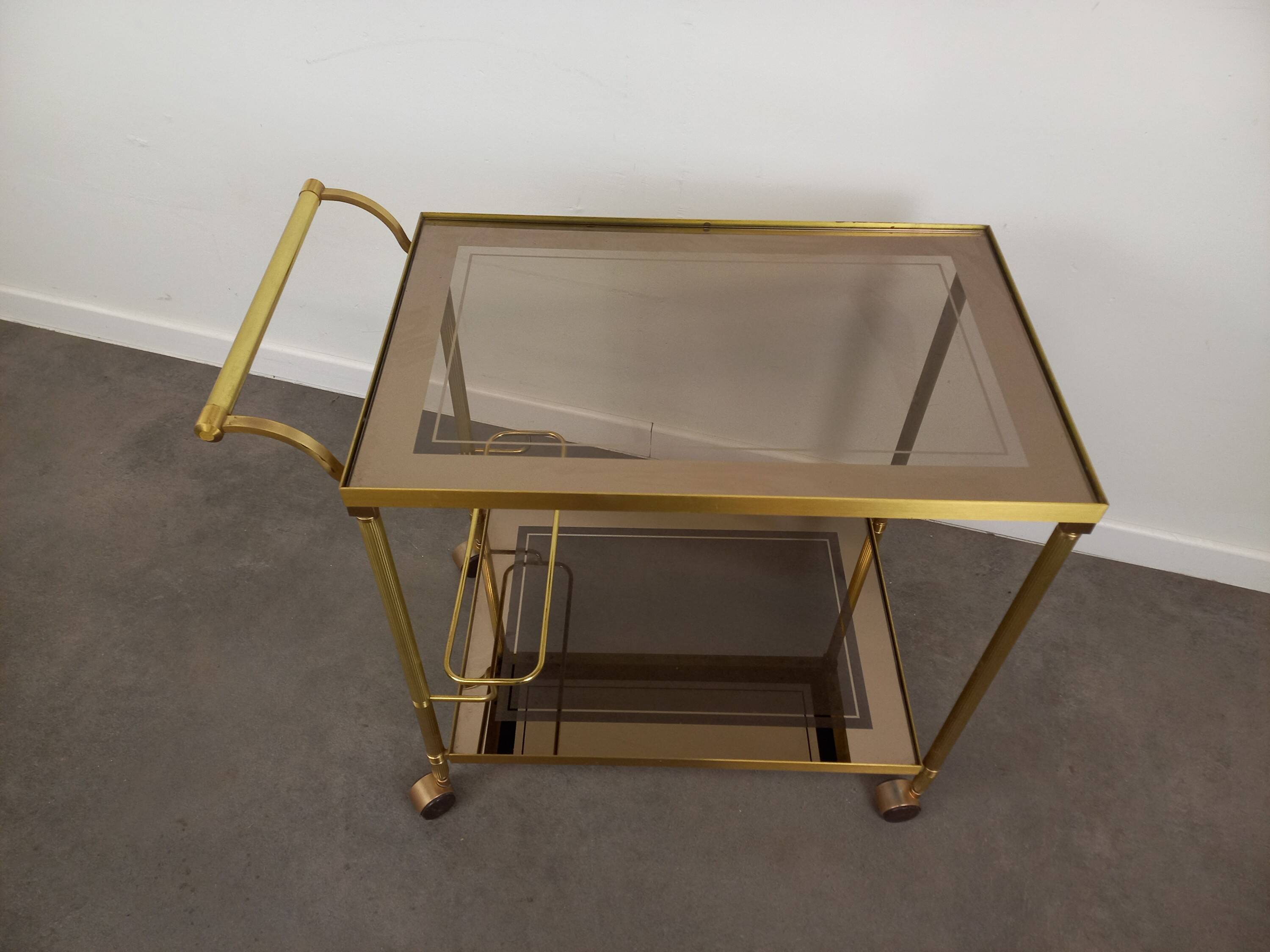 Desserte à roulettes, années 80