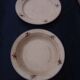Hollow round dish and round dish in Gien earthenware nice model