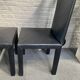 PAIR BLACK LEATHER ARCALLA CHAIRS FOR B&B ITALIA BY PAOLO PIVA - 1990'S
