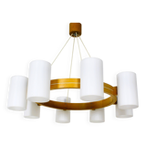Large Mid-Century Uno & Östen Kristiansson chandelier, by Luxus1960.