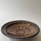 Vintage ceramic pottery salad bowl, signed, Berber work