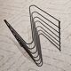 1970s magazine rack / record rack by François Arnal for Atelier A