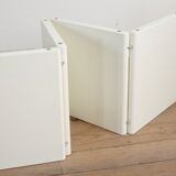 Wood and glass coffee table , France, circa 1980