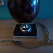 Lampe avec abat jour années 80'S Delmas