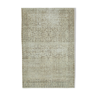 Handwoven Decorative Anatolian Beige Rug 201 cm x 302 cm - 36609