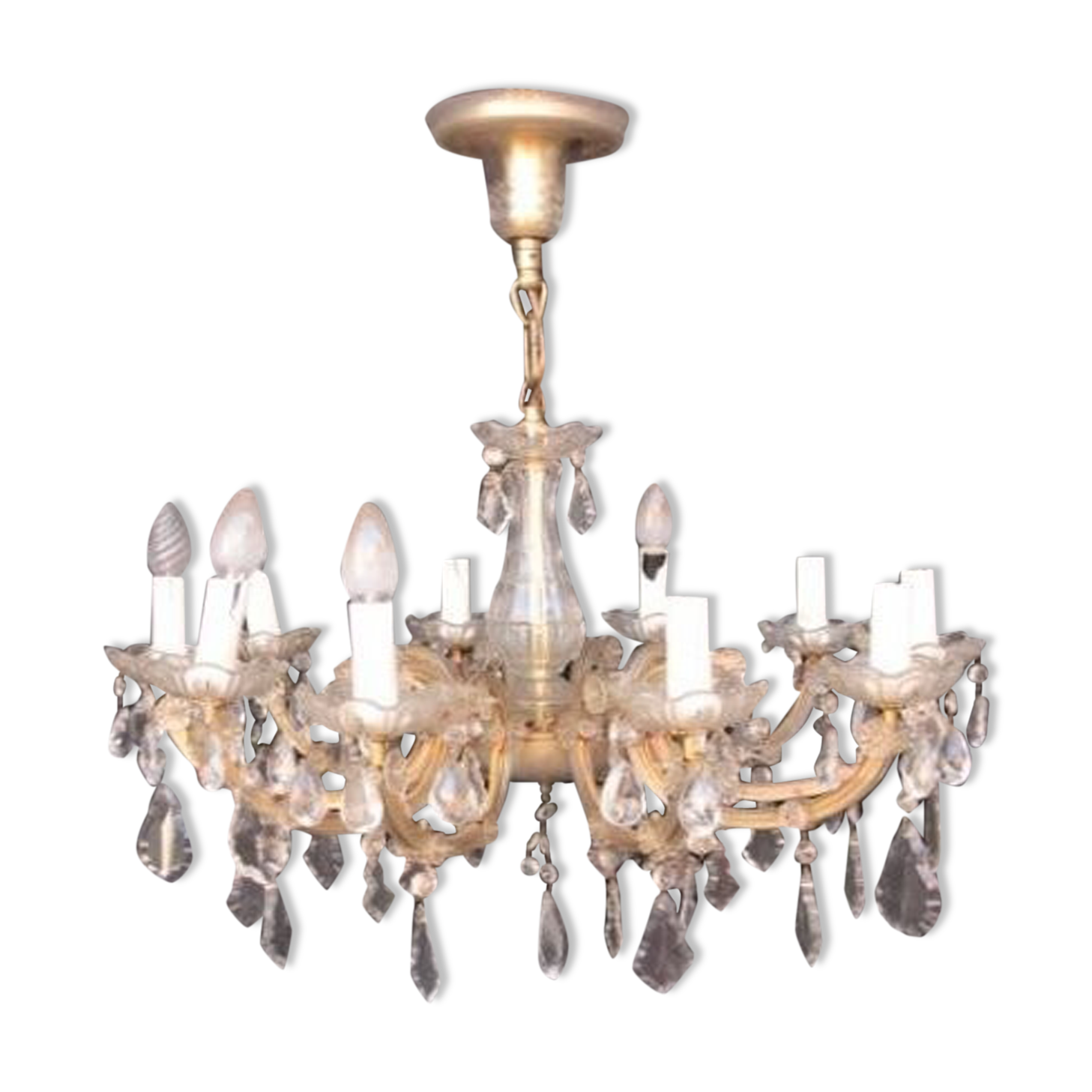 lustre à pampilles  1960