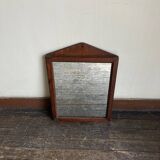 Neo classic directorial mirror in plywood 1960