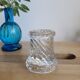 Small molded glass chandelier