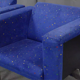 Paire de fauteuils velours, 1970