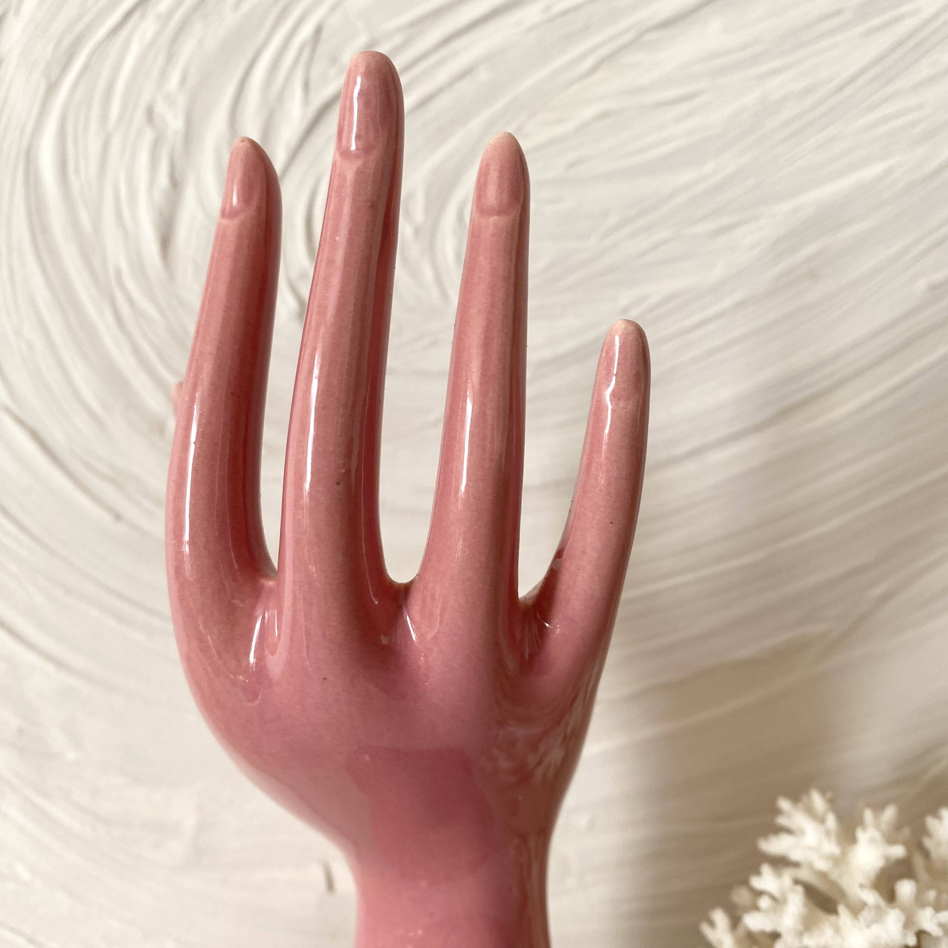 Vase main single flower 1980s