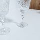 Verres à vin cristal polonais 90s