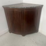 Half-moon corner cabinet in Louis XVI style, 19th century