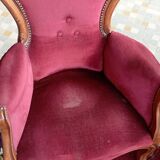 Burgundy Bench