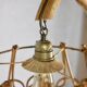 Louis Sognot rattan floor lamp from the 60s