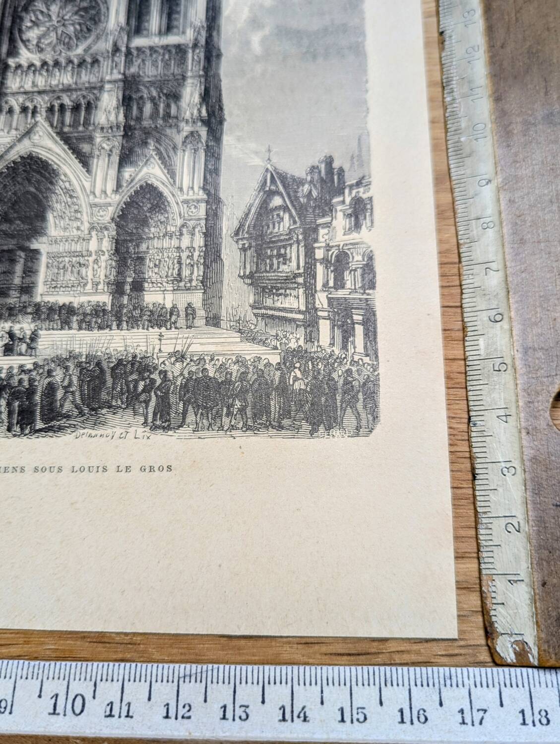 Notre-Dame d'Amiens, un original imprimé en 1895 .