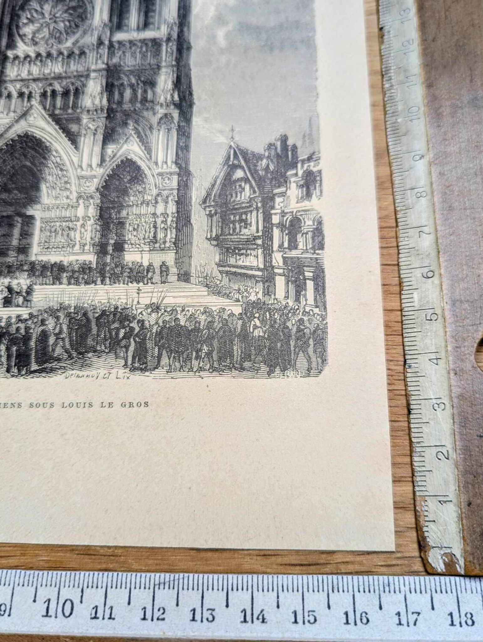 Notre-Dame d'Amiens, un original imprimé en 1895 .