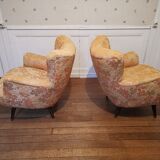 Canapé sofa Club Wing EGG chair organic annéee 50