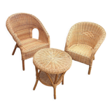 Rattan lounge for children