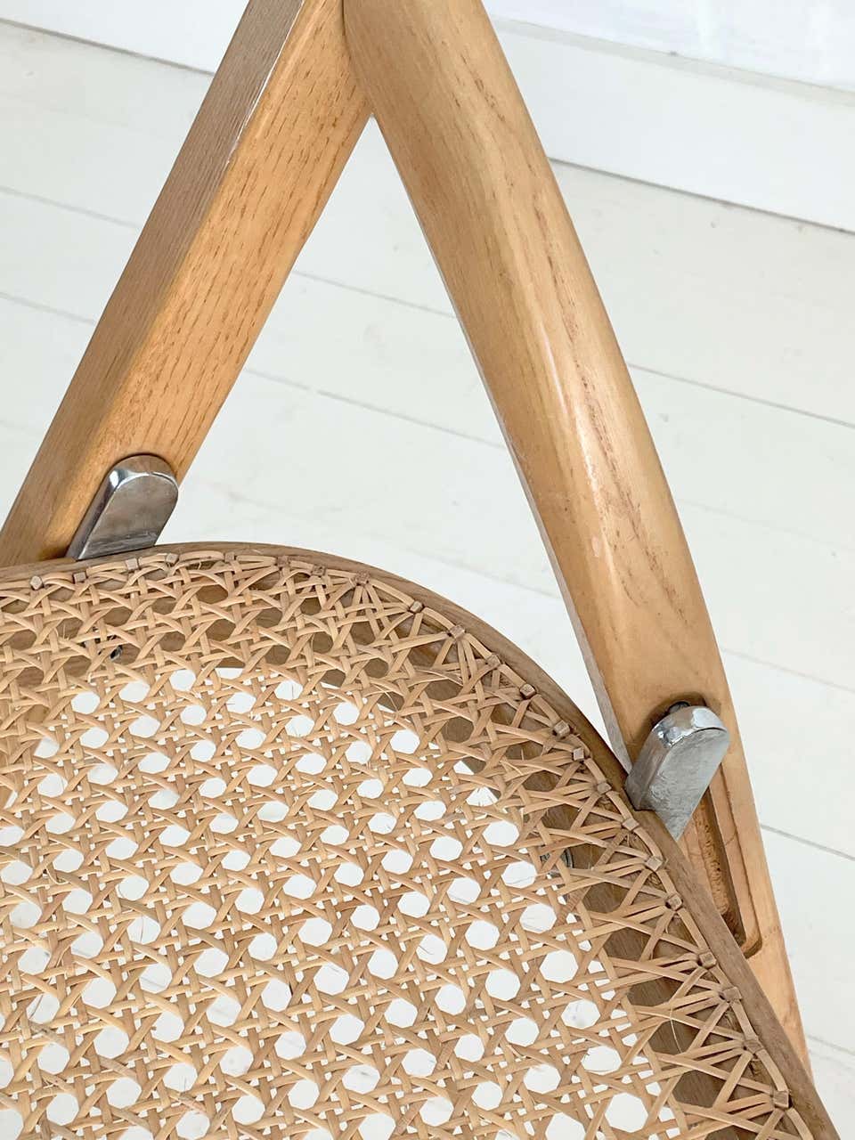 Italian Arca Folding Chair by Gigi Sabadin for Crasevig, 1970s