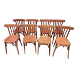 Set of 8 bistro chairs