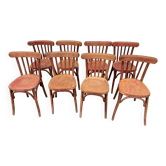 Set of 8 bistro chairs