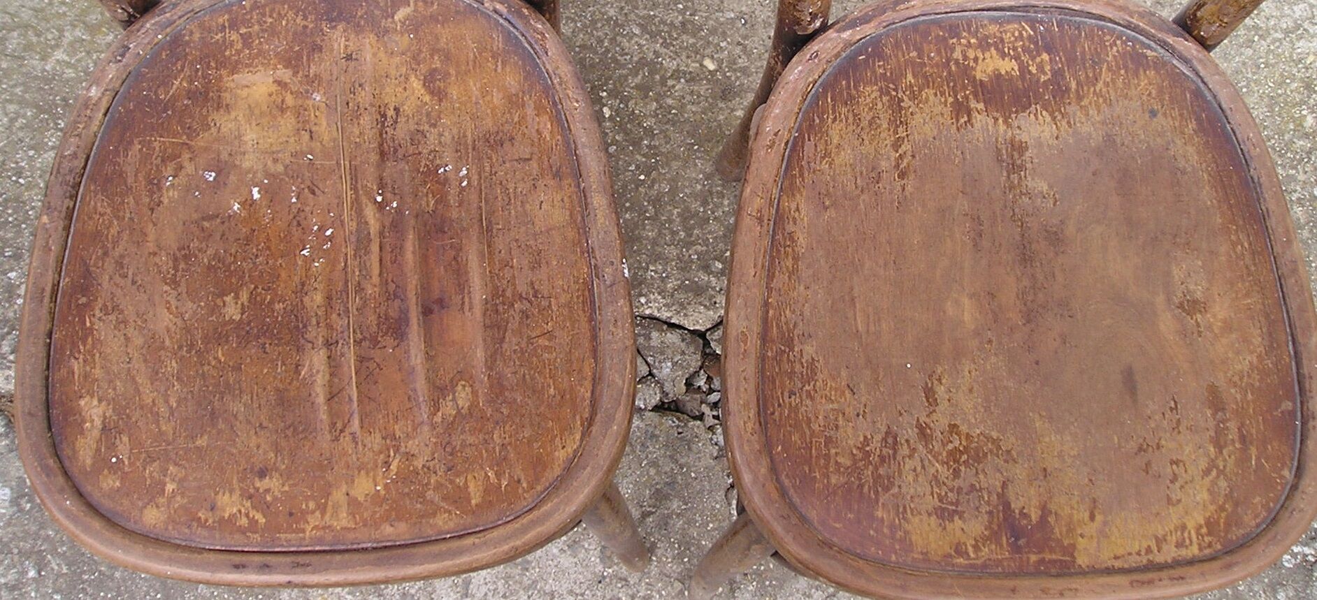 Pair of Mahieu bistro chairs