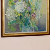 Original Swedish oil on panel from the mid-century "Whispers of Spring" Vintage