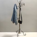 Brass Iron Hat and Coat Rack by Meazza in the Style of Piero Fornasetti, It