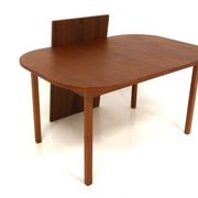 Scandinavian teak dining table, Sweden, 1960s