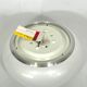 Stilux Milano, white perspex and aluminum ceiling lamp from 60s