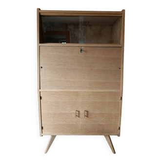 Vintage secretary with compass feet renovated