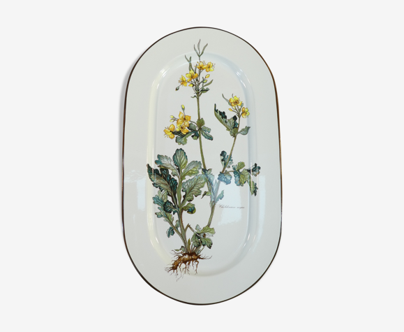 Plat ovale Villeroy et Boch modele botanica